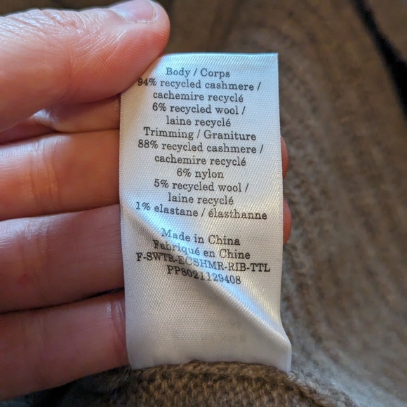 Everlane The Cashmere Ribbed Turtleneck | Size Small - Picture 11 of 16